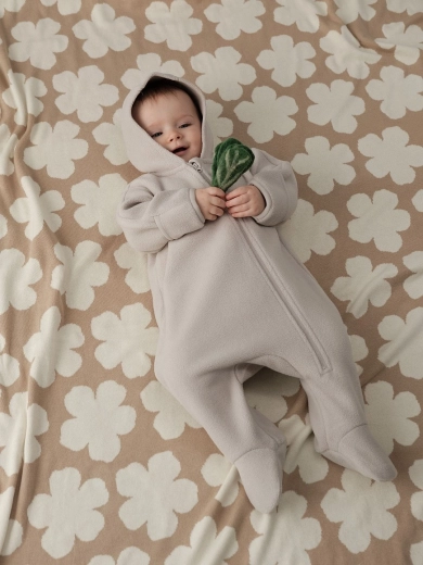 Two-layer material for warmth and comfort