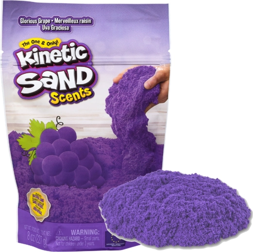 Kinetic Sand Scents lõhnastatud kineetiline liiv viinamari 227 g