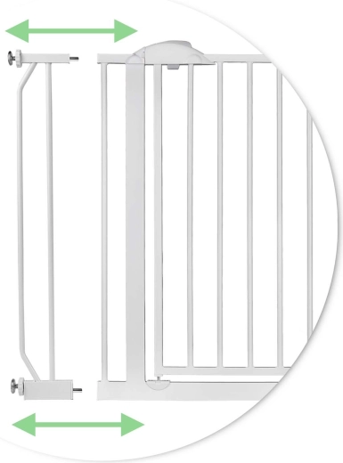 Laius 75–105 cm praktiliste pikendustega