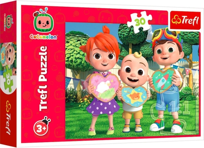 Puzzle 30 tükki – Cocomelon: mängime koos (Trefl)
