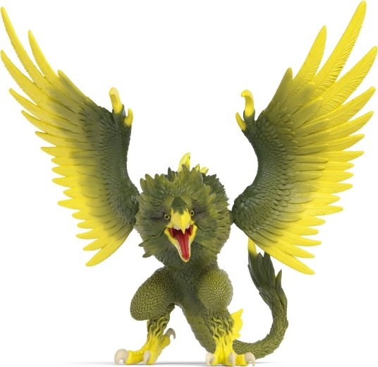 Realistic feather, scale, and claw details