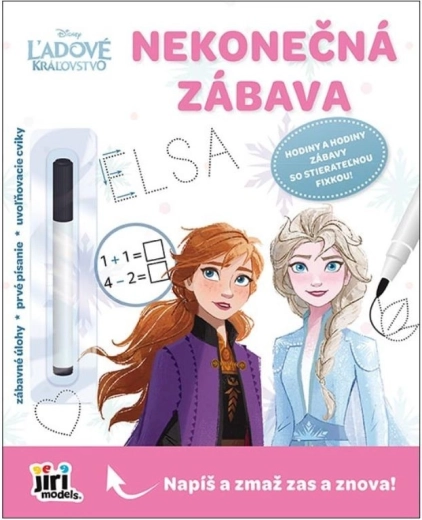 Disney Frozen Endless Fun – erasable creative workbook with marker