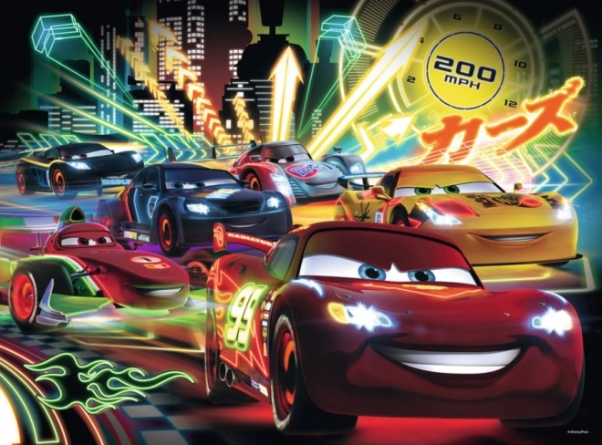 Ravensburgeri pusle Autod: neoonvalgustid XXL 100 tükki