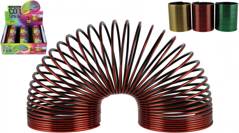 Plastspiraal metalliefektiga