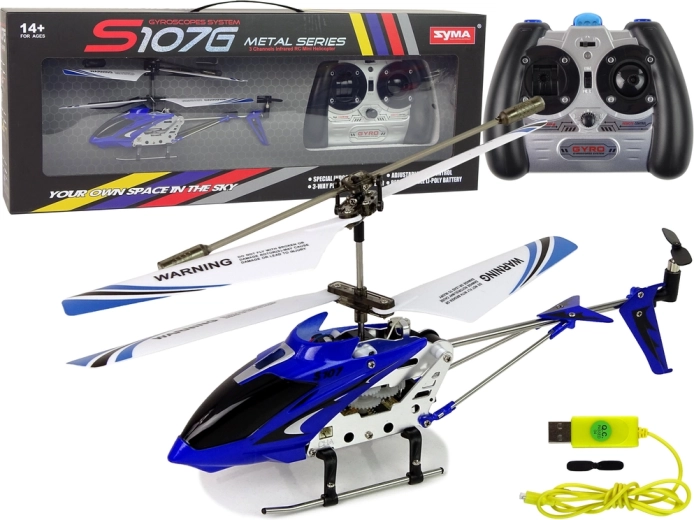 RC-helikopter SYMA S107G sinine