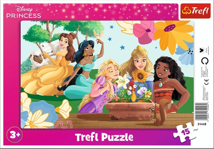 Trefl Disney Princessi pusle: Naeratuse jõud, 15 tükki