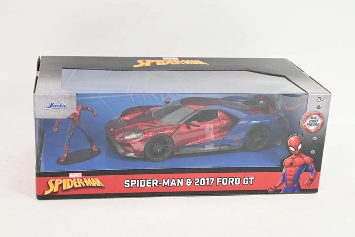 Jada Toys Marvel Spider-Man – automudeli Ford GT 2017 1:24 koos figuuriga - 1 tk