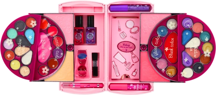 Foldable palette with clear organization