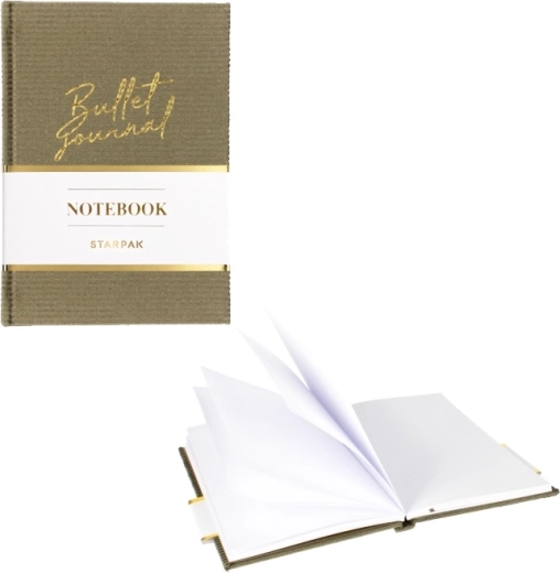 Elegant olive notebook A5