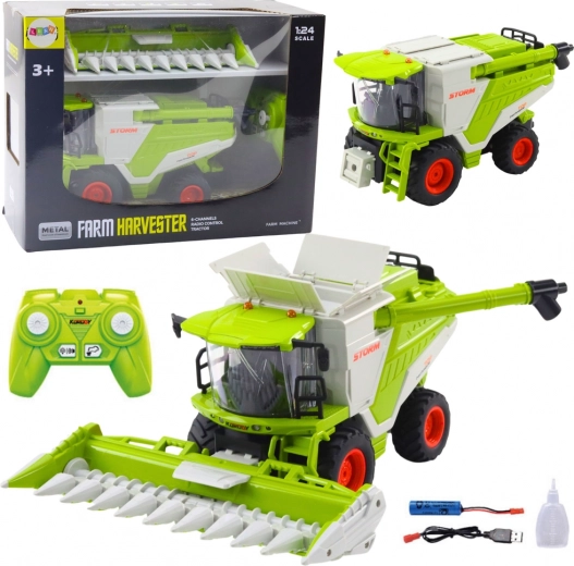 RC kombain 2in1 maisiadapteriga, LED, helide ja suitsuefektiga 2.4 GHz