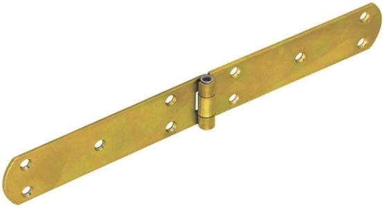 Prantsuse hing 300 × 38 × 2,5 mm, kollaselt tsingitud teras
