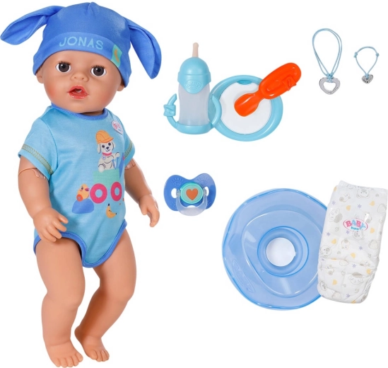 Baby Born nukk Jonas Click & Play 43 cm maagilise käe ja tarvikutega