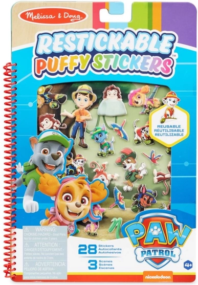 Ümberpaigutatavad 3D kleepsud PAW PATROL – džungel, MELISSA & DOUG