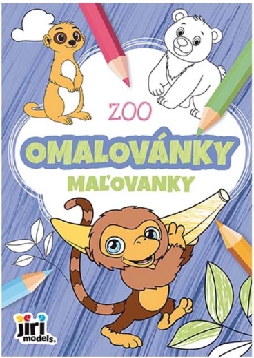 A5 Coloring Book Zoo JIRI MODELS