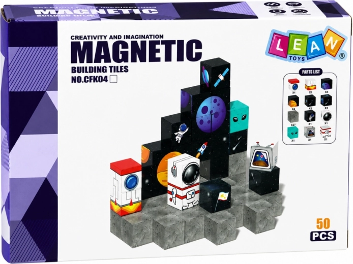 50 magnetic cubes for 3D builds