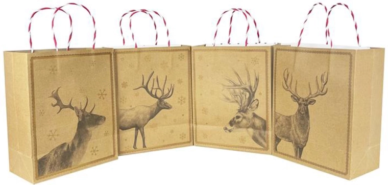 Christmas paper gift bag 40 × 30 × 12 cm, assorted designs