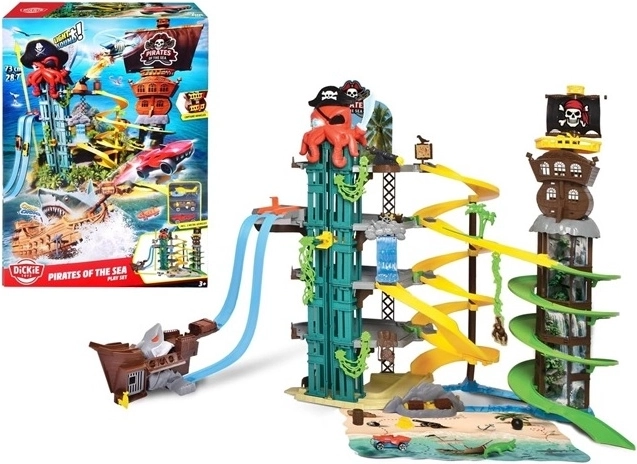 Dickie Toys mereröövlid – mitmekorruseline parkla