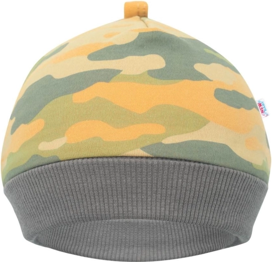 Baby Hat New Baby With Love mustard 3–6 months