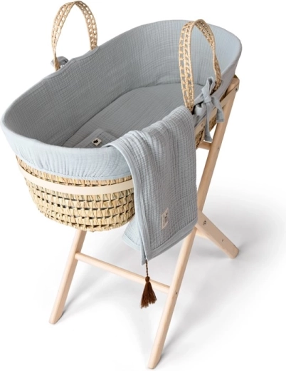 Funnababy complete Moses basket set with accessories Dove grey