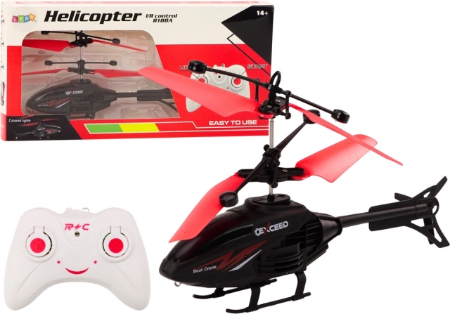 RC-helikopter güroskoobiga – Punane