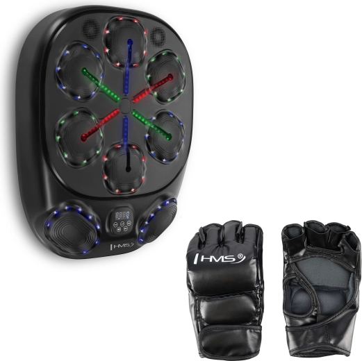 Electronic punching target with LED, Bluetooth and gloves HMS TB10