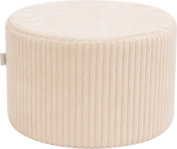 Laste veluurist taburet New Baby cream