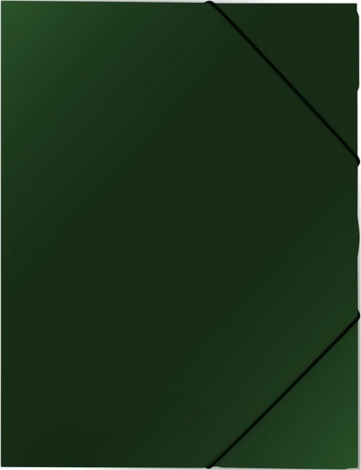 A4 kummipaelaga map, roheline, PP 350 µm