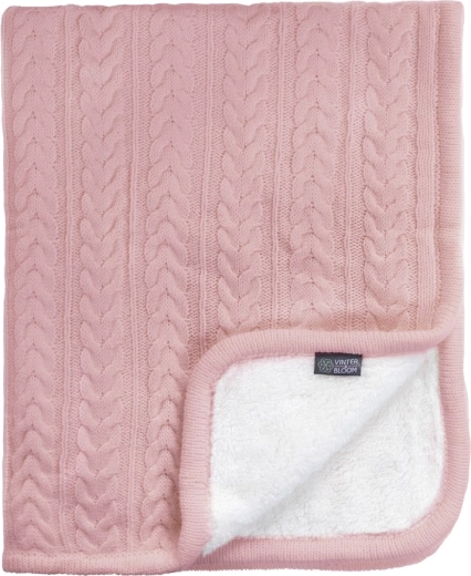 Vinter & Bloom Cuddly Dusty Rose blanket