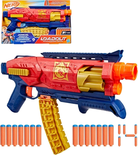 Hasbro Nerf Loadout Shadowspeed Recon lõhkeseade 14 noolega N1