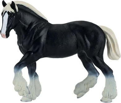 MOJO clydesdale’i hobune – must mudel