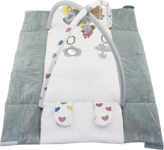 Soft plush surface for comfort during play and rest