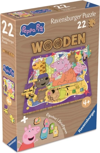 Wooden puzzle PEPPA PIG 22 pieces – Ravensburger
