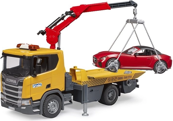 Bruder Scania Super 560R puksiirikomplekt autoga