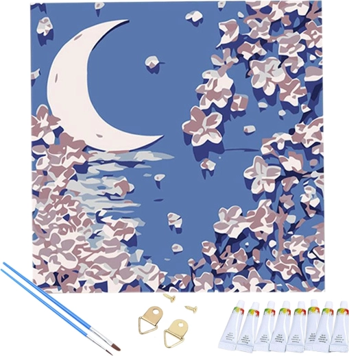 Kõik ühes karbis: lõuend, värvid ja pintslid