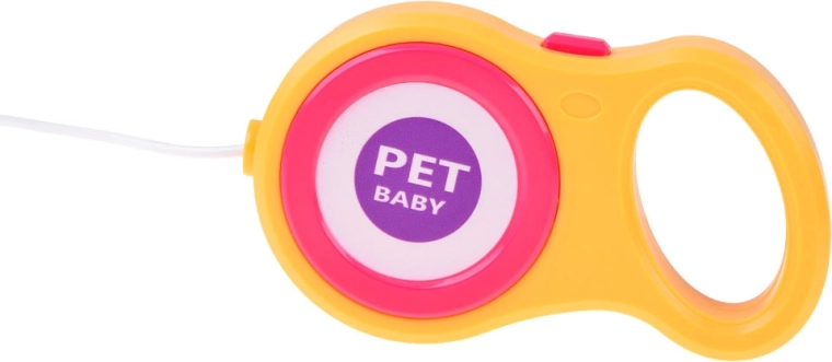 Leash with controls for “walks” at home