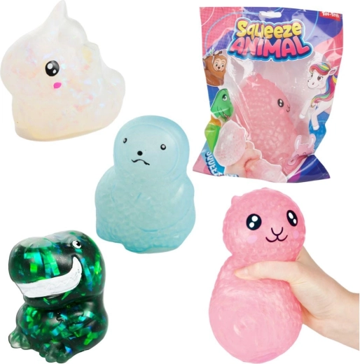 Anti-stress silicone squishy animal – 4 types