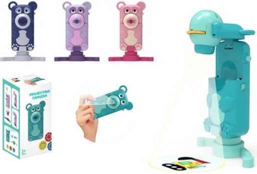 Foldable 2‑in‑1 Drawing Projector in Bear Shape