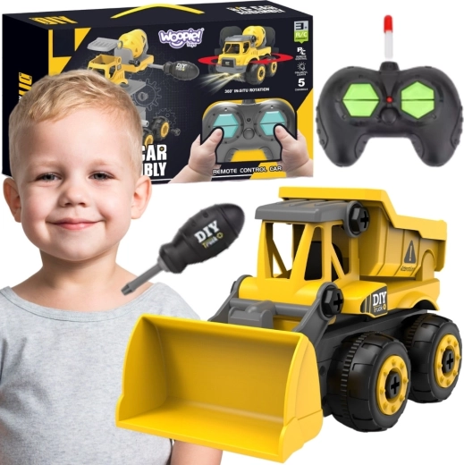 Woopie DIY Remote-Controlled Construction Bulldozer