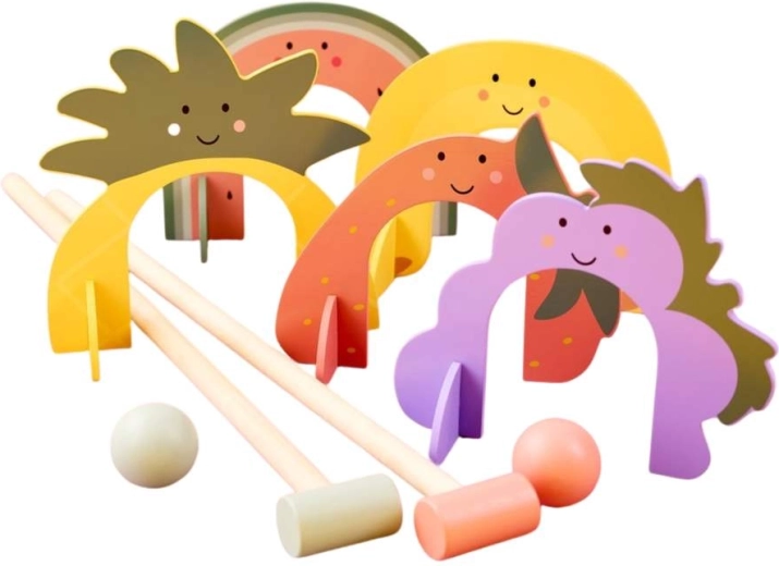 Jabadabado wooden croquet set for kids