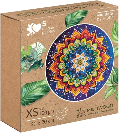 Alexander Night Mandala – wooden puzzle 100 pieces
