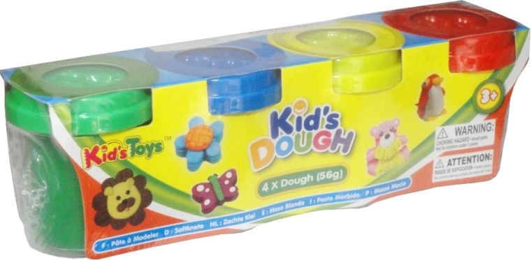 Plastiliin – 4 värvi komplekt