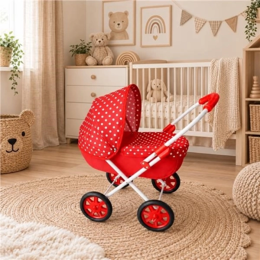 Spacious bassinet and stable construction