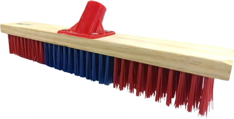 Street broom 60 cm with rigid PVC bristles