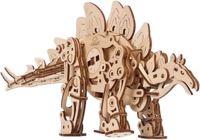 Wooden Mechanical Puzzle Stegosaurus