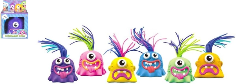 Little Monster Figure with Sounds and Colorful Hair
