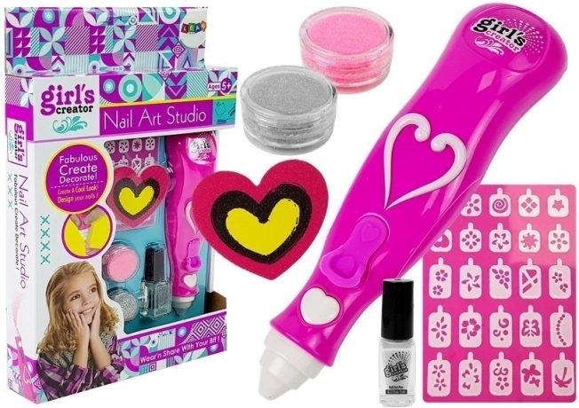 Girls' Creative Nail Art Set