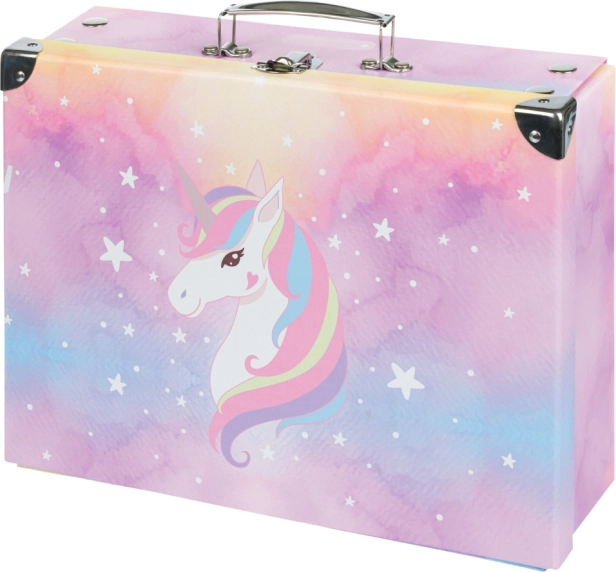 Kokkupandav koolikohver Rainbow Unicorn BAAGL