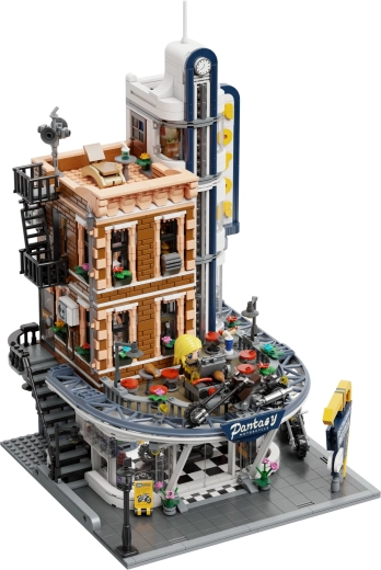 Iconic city corner for display