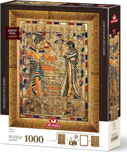 3in1 pusle raamiga ja liimiga Papyrus 1000 tükki