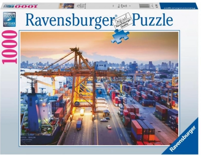 Puzzle Hamburgi sadam 1000 tükki RAVENSBURGER